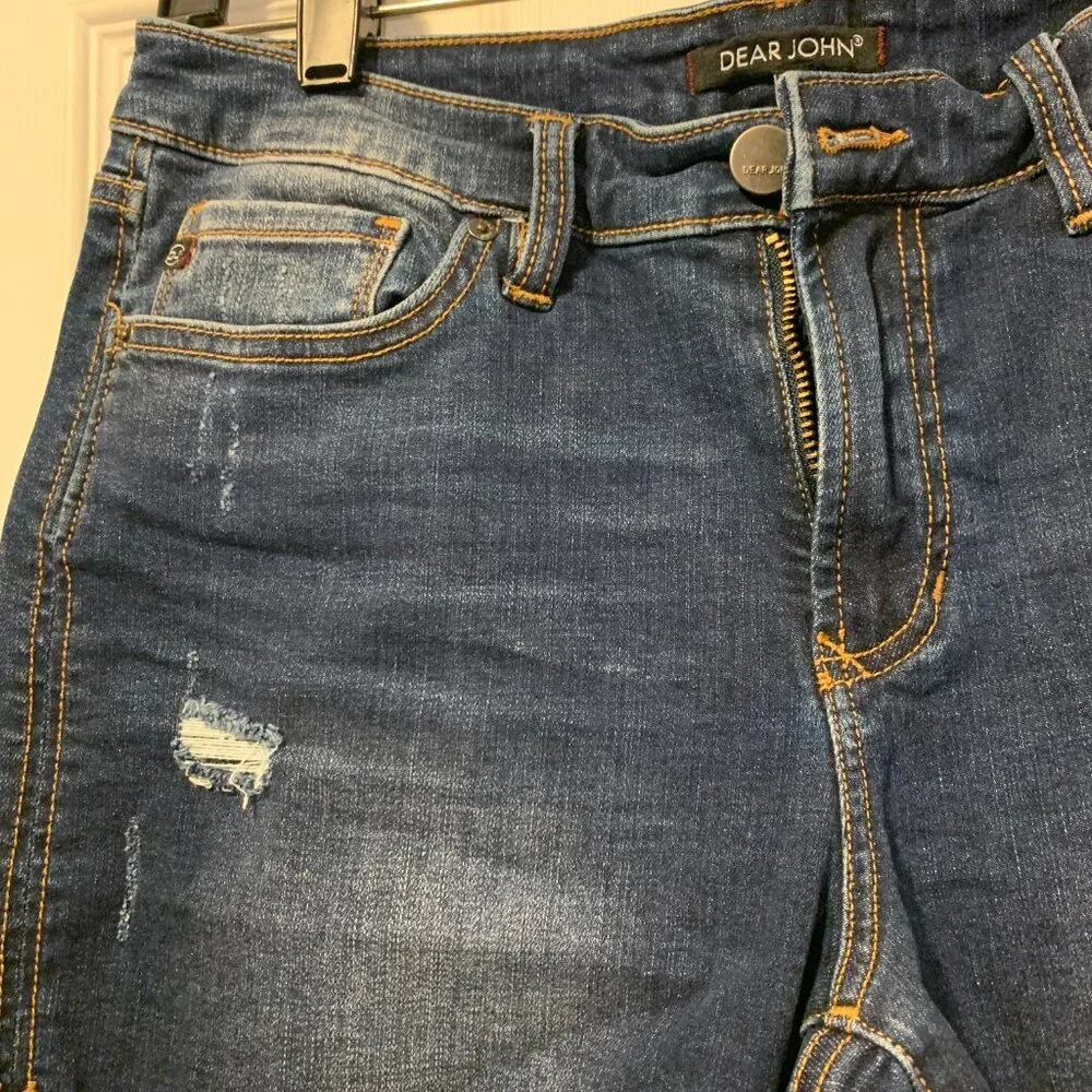 Womens Dear John jean short - Picture 3 of 10
